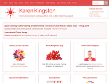 Tablet Screenshot of karenkingston.com